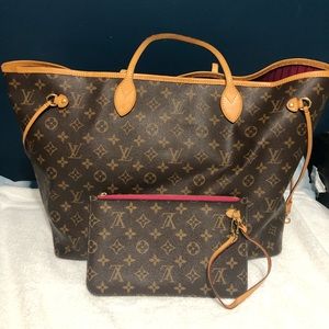 Authentic LV Neverfull GM tote bag